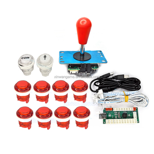 Kit Joystick SANWA per PC MAME Raspberry Pi Zero Delay Arcade Stick con pulsanti LED per spintore - Product Image 1