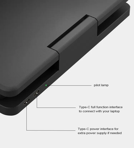 Portátil profesional de triple pantalla-Extensor de monitor portátil de 14 "para negocios, computadora de pantalla con función de pantalla dual - Product Image 6