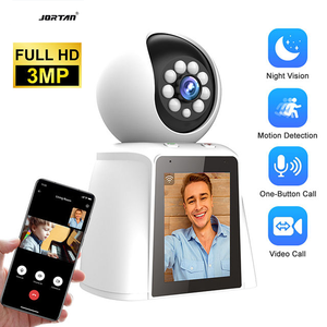 2024新款3MP视频通话摄像头智能Wifi摄像头，带2.8英寸IPS屏幕室内自动跟踪无线PTZ网络摄像头 - Product Image 5