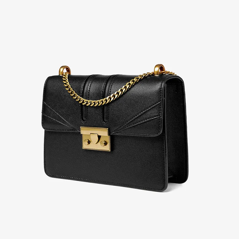 Bolsos de cuero PU con guijarros de alta calidad para mujer, bolso cruzado de moda personalizado con LOGO para mujer, bolso de hombro minimalista de lujo