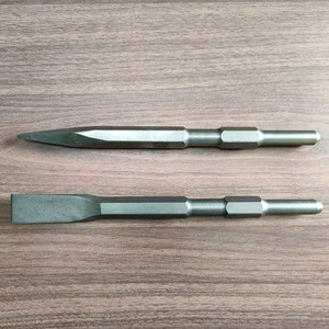 Broca de cincel de martillo eléctrico PH65A de acero 40CR de alta calidad de grado industrial para perforar agujeros en paredes de ladrillos de hormigón y mampostería - Product Image 3