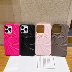 新款素色防震爱心TPU女孩手机套软手机套infinix热销8 9 10 11 12 30 20