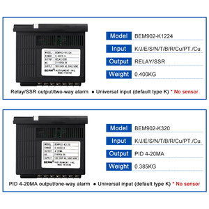 Controlador de temperatura PID con pantalla digital inteligente, 96x96MM, relé/salida SSR, horno de 220V, termostato de control industrial - Product Image 4