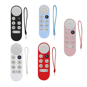 Non-Slip <strong>Soft</strong> Rubber Silicone Cover <strong>Remote</strong> Control Protective Case Shell for Google Chromecast TV 2020 - Product Image 1