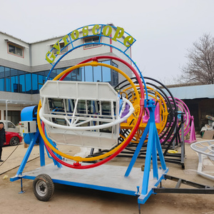 Parque导流陀螺仪乘坐Atracion Giroscopio Con Remolque direct Fabricante Juego人类陀螺仪拖车待售 - Product Image 4