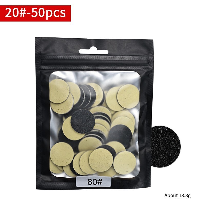 80#Disque de ponçage noir 20 mm