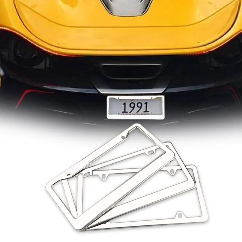 Jdm acessórios para carro, personalizado, design em forma de logotipo, prata, alumínio, placa