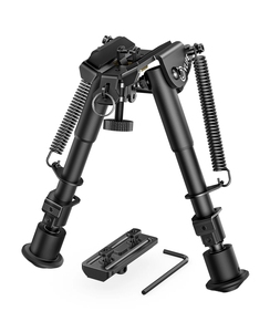 CVLIFE 6-9 Inches <strong>Bipod</strong> with <strong>Bipod</strong> <strong>Mount</strong> Adapter Quick Attach/Detach Swivel for M-adapter for Hunting Tactical Scope Telescope - Product Image 1
