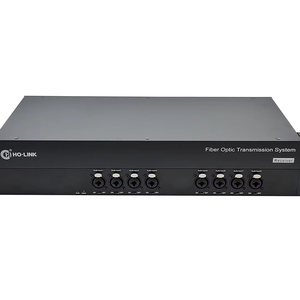 8-ch XLR Balanced Audio to Fiber Converter Single Mode FC/LC/ST/SC Fiber Connector to Analog Balanced Audio Over Fiber - Product Image 1