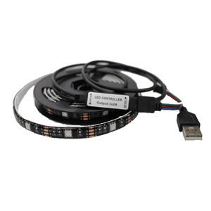 USB 5050RGB 30leds/m Non-Waterproof IP20 5v <strong>Led</strong> Strip Light with 24key IR Remote Control 1m/2m/3m/4m /5m <strong>LED</strong> Kit - Product Image 4