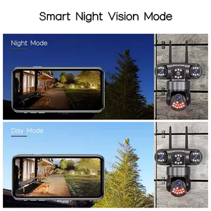 V380กล้องเครือข่าย12MP โปรกล้องรักษาความปลอดภัยไร้สายกล้อง ip รักษาความปลอดภัยกลางแจ้งมองเห็นกลางคืน Wi-Fi สามเลนส์ - Product Image 5