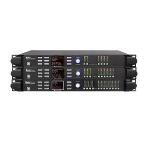 Nuoxun LM848RTS procesadores de audio de gama alta 4 en 8 salidas DSP sistema de sonido de altavoz profesional mezclador inteligente digital procesador de audio - Product Image 1