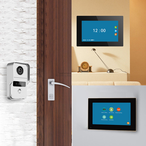 Sistema de intercomunicación de videoportero Tuya 1080P, Monitor táctil de 7 pulgadas, cámara de timbre de entrada de puerta de visión nocturna para Villa, 2 unidades - Product Image 3