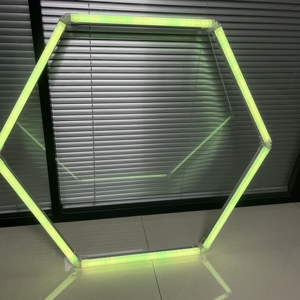 Großhandel Custom Safety Fernbedienung Sechseck Beleuchtung RGB LED Arbeits scheinwerfer 12V RGB Licht