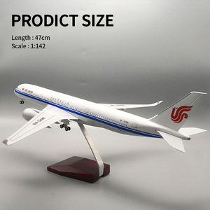 纪念品飞机模型飞机塑料空客A350国泰航空1:142飞机模型，用于收藏和展示飞行员礼品 - Product Image 2