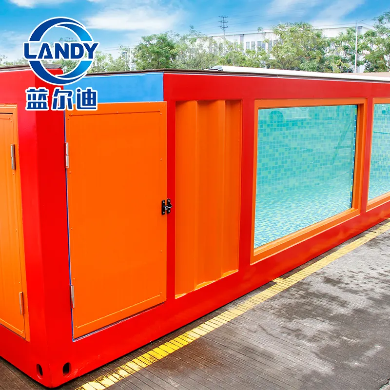 Piscina per Container con filtro dedicato e rivestimento per piscina personalizzato di LANDY