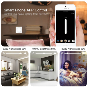 Nuevo WiFi inteligente luz Dimmer interruptor regulador táctil temporizador brillo memoria vida inteligente/Tuya APP Control remoto trabajar con alexa Google - Product Image 5