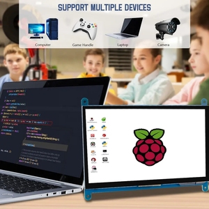 Raspberry Pi 7 Zoll IPS 1024*600 LCD Kapazitives Touchscreen-Display Monitor Himbeer-Pi-Zubehör Unterstützung Himbeer-Pi 4