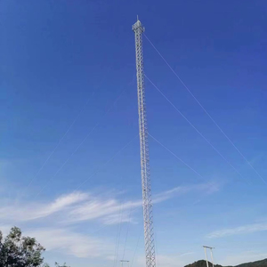 Tùy chỉnh guyed thông tin liên lạc tháp 30m-180m lưới Viễn Thông tháp với thép mạ kẽm mast tín hiệu tháp - Product Image 1