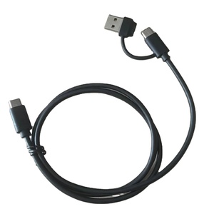 Hot Sale 2 in 1 Type-C Male to Type-C/USB 3.0 a Male Charging <strong>Data</strong> Cable for Mobile Phone Laptop - Product Image 1