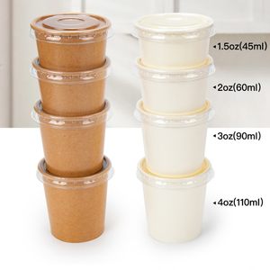 Biodegradable Small Sauce <strong>Cup</strong> <strong>1</strong>.5oz <strong>2</strong>.5oz 2oz 3oz 4oz Disposable Milk Tea <strong>2</strong>-layer Paper <strong>Cups</strong> - Product Image 6