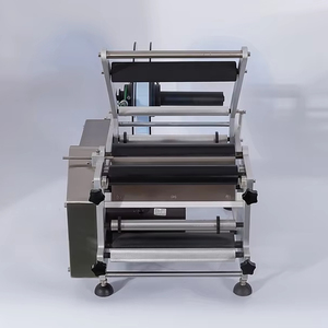 LK-LSTB14 Halbautomat ische hand gepresste runde Flaschen verbreiter ung Manuelle hand betätigte Codier-und Etikett ier maschine - Product Image 3