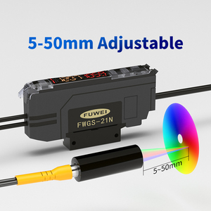 Sensor de color de marcador digital RGB óptico de 2-50mm de detección de interruptor óptico - Product Image 2