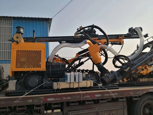 Uzaktan kumanda tünel sıkıcı sondaj kulesi hidrolik kaya tek bom yüz sondaj makinesi KG726H için mayın patlatma