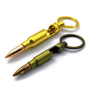 キーホルダー付き金属製ビール栓抜きカスタムロゴキーチェーン栓抜き - Product Image 3