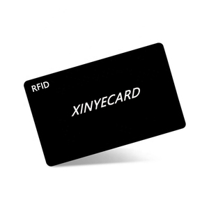 Cartões Imprimíveis de PVC em Branco, Pretos e Brancos, com Tamanho Personalizado, RFID e NFC para Controle de Acesso - Product Image 1