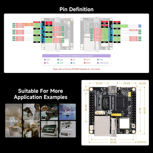 AIsmartlink 8GB EMMC Luckfox Lyra Ultra RK3506B Linux Micro Dev BoardトリプルコアARM Cortex-A7 & ARM Cortex-M0プロセッサ - Product Image 6