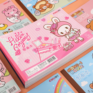 Лидер продаж, скетчбук Kawaii A4 B5 Dawing, скетчбук на заказ, блокнот на спирали, блокнот для заметок, бумага, скетчбук для детей, студентов - Product Image 2
