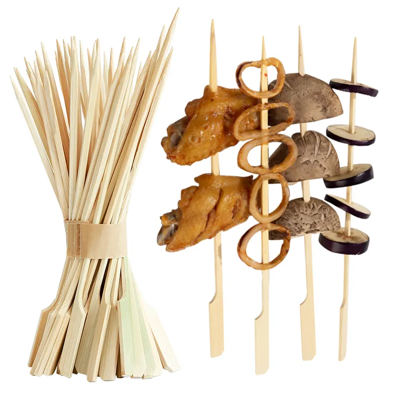 HOT SELL Eco-friendly high quality teppo bamboo disposable gun shape skewer sticks