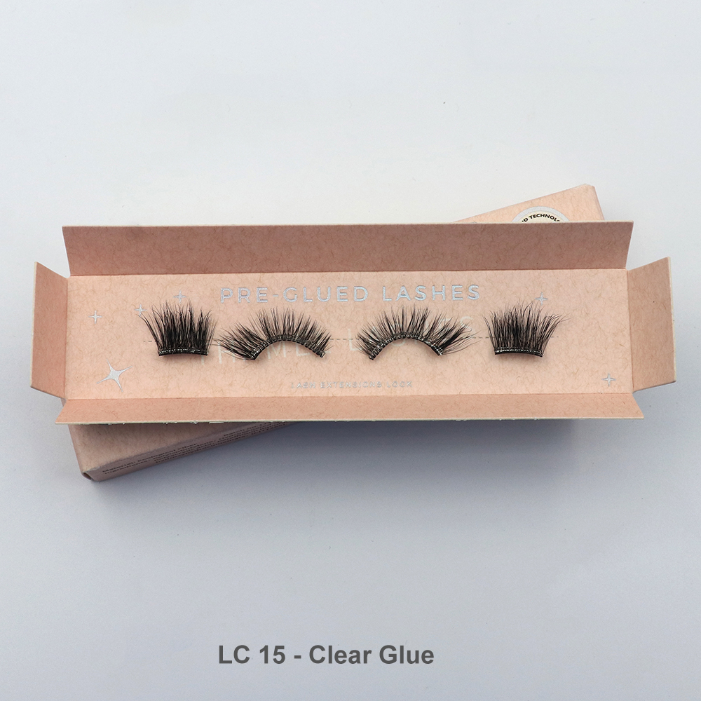 1 Pair - LC 15 - Clear Glue