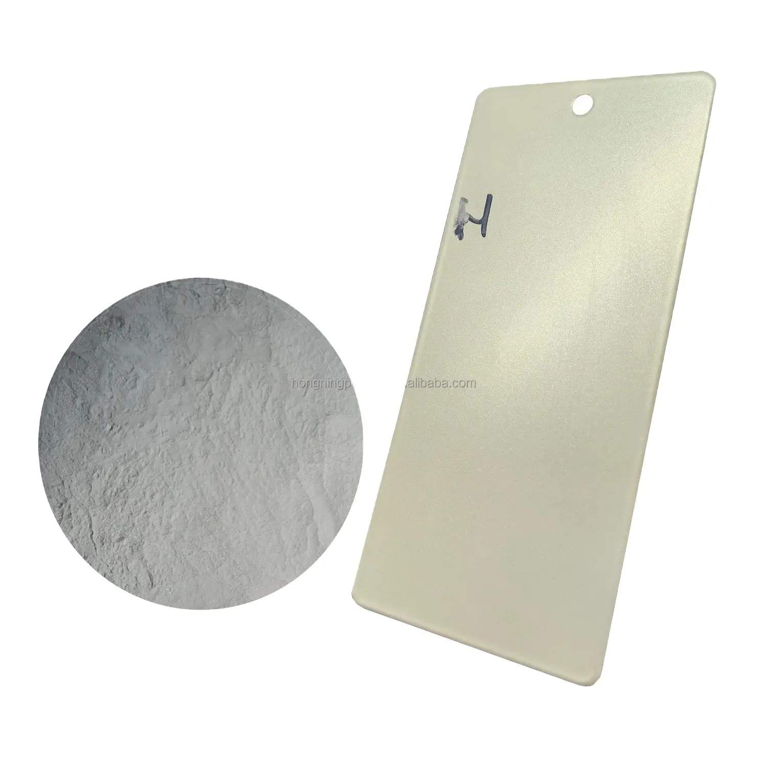 Metallizzato grigio chiaro argento colore termoindurente polvere elettrostatica rivestimenti per la protezione della superficie in acciaio metallico