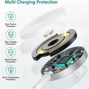 Yeni tasarım 2.5W manyetik tip C şarj İzle akıllı Chargeur Sans Fil taşınabilir kablosuz şarj cihazı Apple için kablo serisi 44mm 42mm - Product Image 6