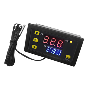 W3230 Digital termoregolatore DC 12V 24V AC110V-220V <span class=keywords><strong>Display</strong></span> a LED riscaldamento raffreddamento bianco nero sonda impermeabile - Product Image 4