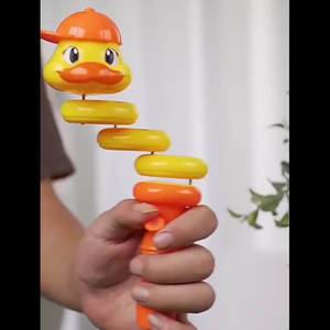 בקרת מתח איזון נדנדה תולעת מסתובבת חמדן נחש ילדים צעצוע של נחש צפצוף נחש מזנק ברווז