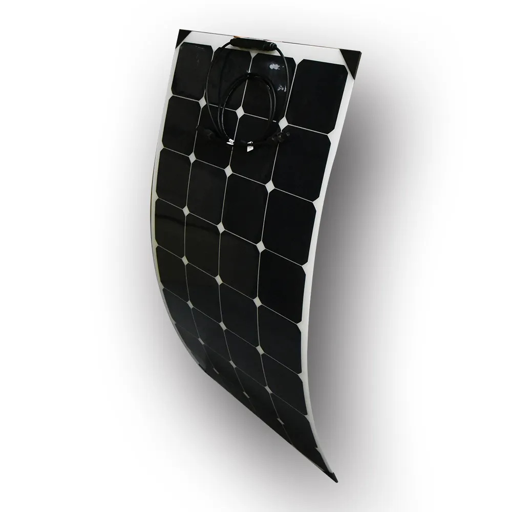 Walkableハイテク柔軟なソーラーパネルキャンプ100W柔軟な太陽電池モジュール