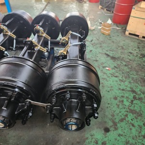 中古15Tドラムブレーキアクスルスチールヘビーデューティ貨物運搬トレーラー部品3500lb Maxペイロード付きセミトレーラー用 - Product Image 3