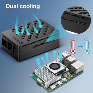 Kits de módulos electrónicos YDL para Raspberry Pi 5 Kit con 8GB RAM Active Cooler Destornillador Placa de 8GB Incluido Estuche incluido - Product Image 6