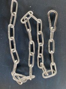 US Type HDG Straight Link <strong>Chain</strong> with Snap Hook on <strong>One</strong> End - Product Image 3