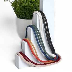 Cordón elástico redondo de tamaño de color personalizado Cierre de cordón elástico con extremos de botón con lengüeta para carpeta de archivos - Product Image 1