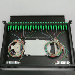 ftth optical mini rotary odf 1u 2u terminal box mpo 4 6 8 puertos 12 96 144 core 48 <strong>port</strong> lc sc rack mount 24 fiber <strong>patch</strong> <strong>panel</strong> - Product Image 4