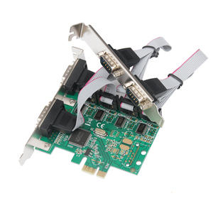 Customized 4-Port <strong>PCI</strong>-E to RS232 Serial Port Card 1-to-4 Converter Stock Computer Accessory Made of Copper - Product Image 2