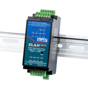 8 Port rj45 serieller Server RS485 Rail-Mount Guide IoT-Konverter 485 zu Ethernet - Product Image 1