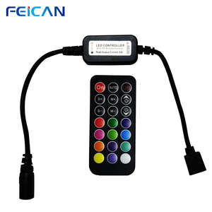 Hochwertiger RF Mini RGB LED-Empfänger Controller Fernbedienung dimmer für DC12V DC24V LED ROHS-zertifiziert - Product Image 4