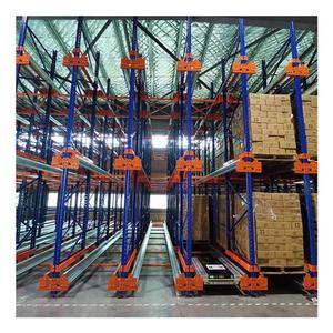 Sistema De Estantes De Transporte De Aço De Alta Capacidade De Carga Paletes Automáticas Shuttle Rack Armazenamento Pesado Guindaste Empilhamento De Rádio Shuttle Shuttle