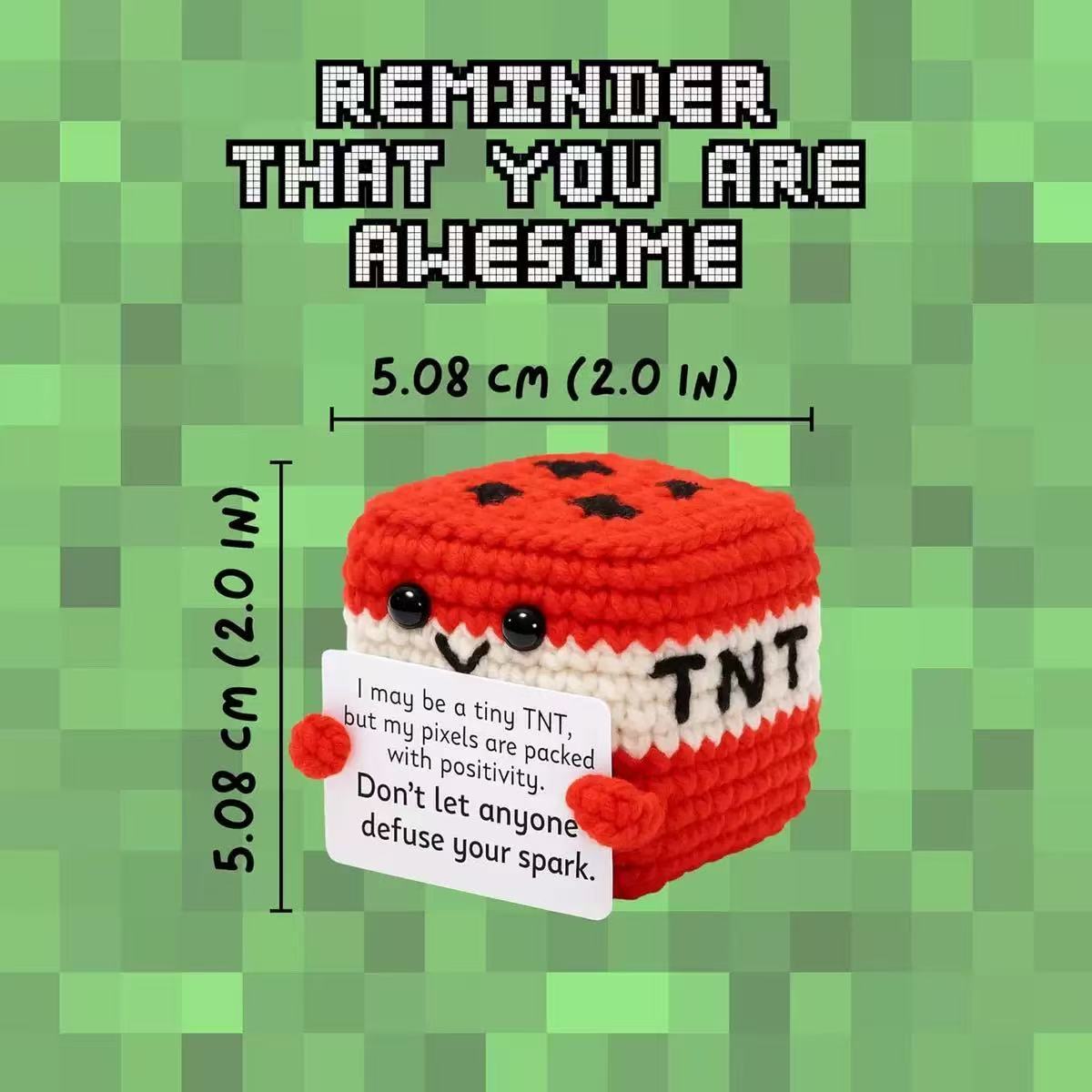 Red square-shaped explosive