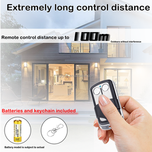 Sistema de alarma inalámbrico RF de 315MHz de alta calidad con código de aprendizaje de chip EV1527 de control remoto universal - Product Image 2